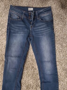 Women's Dark Blue Stretch Skinny Jeans